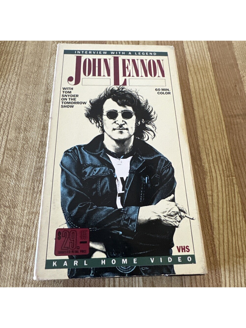 John Lennon Interview With A Legend Tom Snyder VHS Beatles